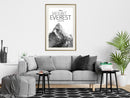 Poster - Peaks of the World: Mount Everest  - goud passepartout