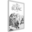 Poster - Peaks of the World: Mont Blanc  - wit
