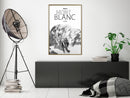 Poster - Peaks of the World: Mont Blanc  - goud