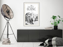 Poster - Peaks of the World: Mont Blanc  - wit passepartout
