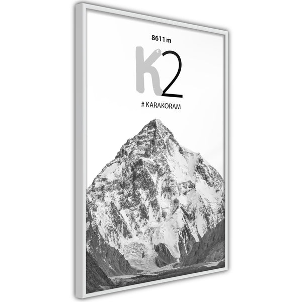 Poster - Peaks of the World: K2  - wit