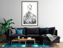 Poster - Peaks of the World: K2  - zwart passepartout