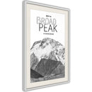 Poster - Peaks of the World: Broad Peak  - wit passepartout
