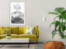 Poster - Peaks of the World: Broad Peak  - wit passepartout