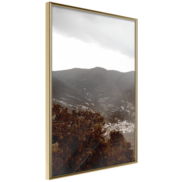 Poster - Place for a Trip  - goud