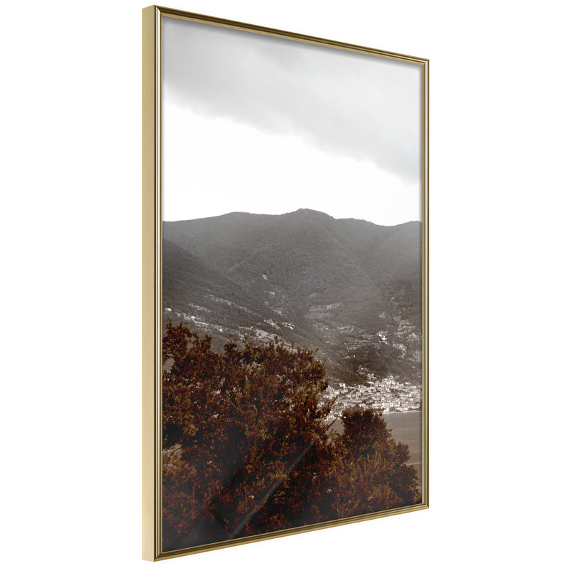 Poster - Place for a Trip  - goud