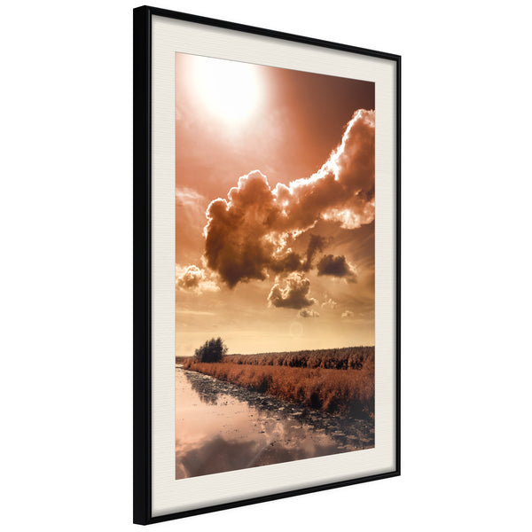 Poster - Holiday Nostalgia  - zwart passepartout