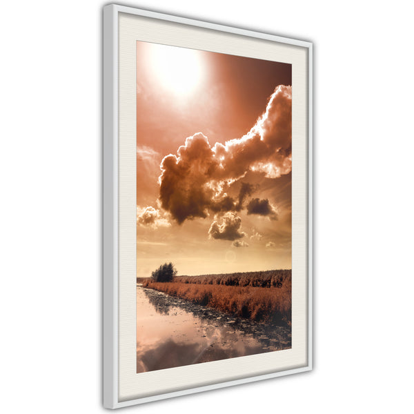 Poster - Holiday Nostalgia  - wit passepartout