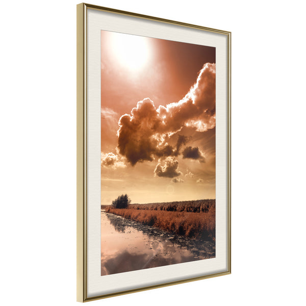 Poster - Holiday Nostalgia  - goud passepartout