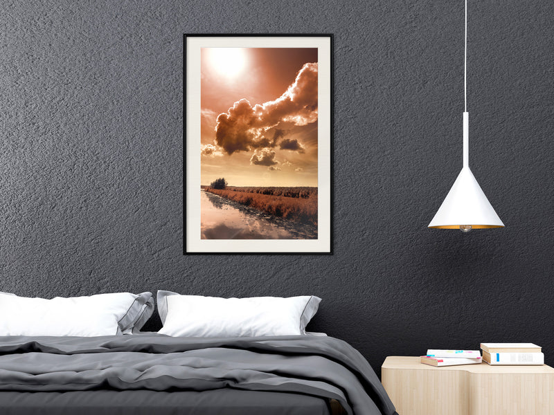 Poster - Holiday Nostalgia  - zwart passepartout