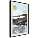 Poster - Depth of the Interior  - zwart passepartout