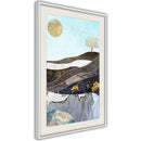 Poster - Depth of the Interior  - wit passepartout