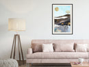 Poster - Depth of the Interior  - zwart passepartout