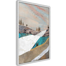 Poster - Painted Landscape  - wit