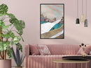 Poster - Painted Landscape  - zwart