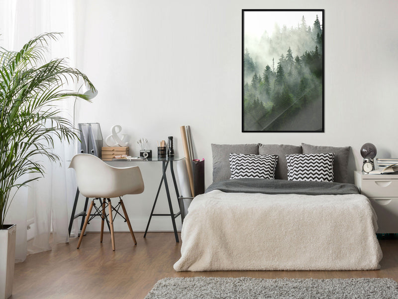 Poster - Steaming Forest  - zwart