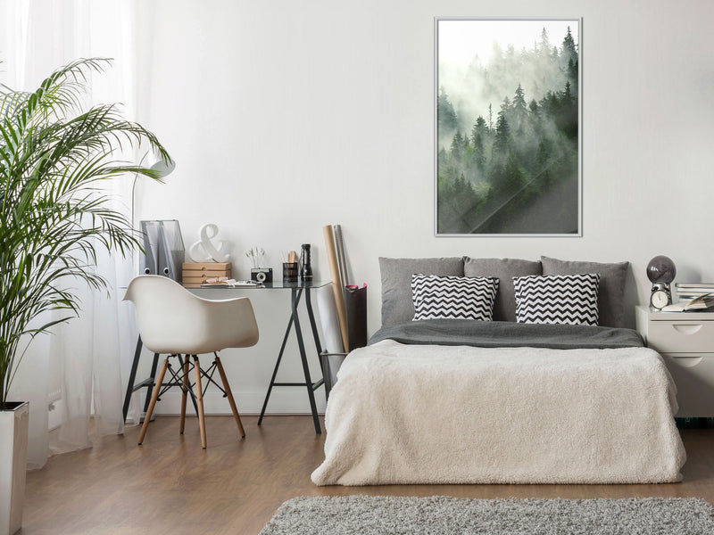 Poster - Steaming Forest  - wit