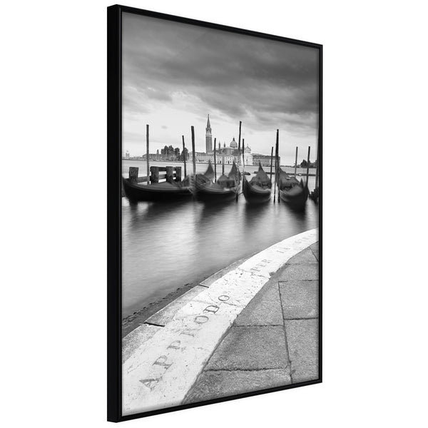 Poster - Gondolas  - zwart