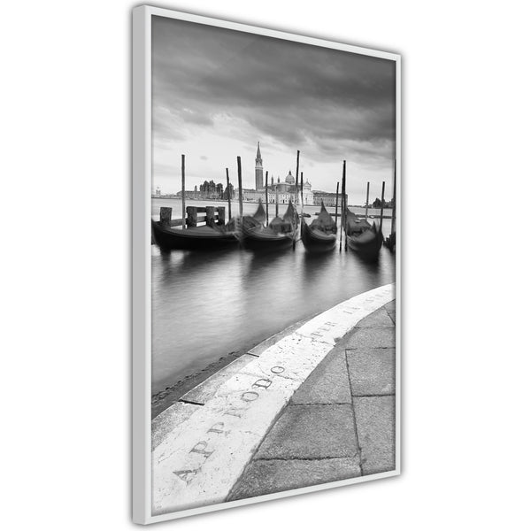 Poster - Gondolas  - wit