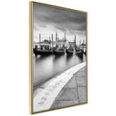 Poster - Gondolas  - goud