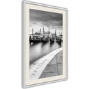 Poster - Gondolas  - wit passepartout