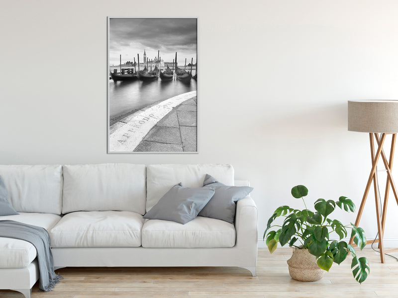 Poster - Gondolas  - wit