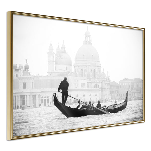 Poster - Symbols of Venice  - goud