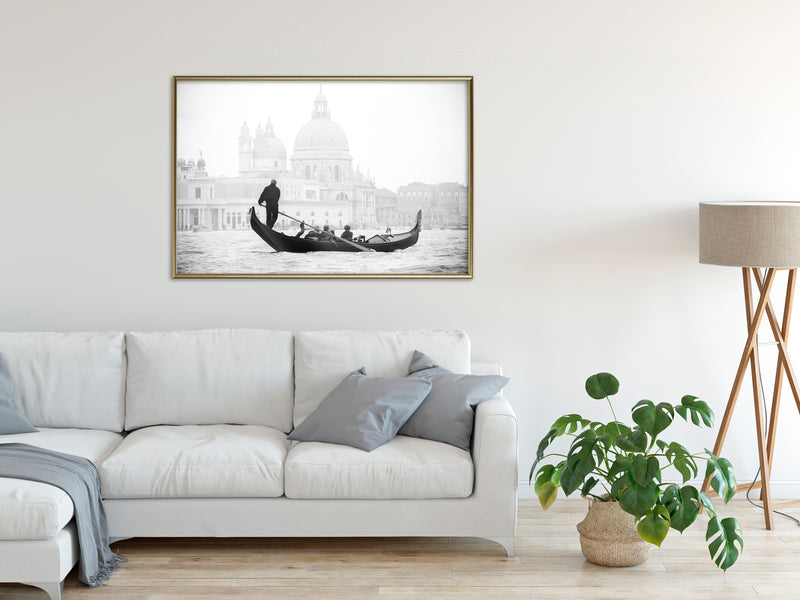 Poster - Symbols of Venice  - goud