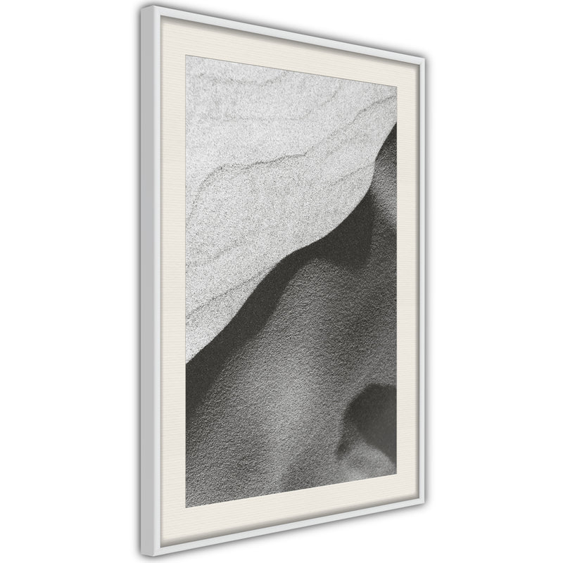 Poster - Beauty of the Desert  - wit passepartout