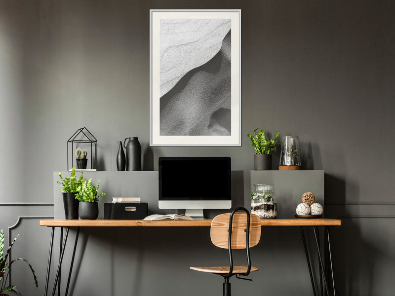 Poster - Beauty of the Desert  - wit passepartout