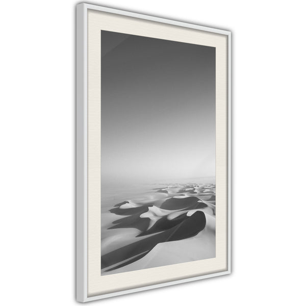 Poster - Ocean of Sand I  - wit passepartout