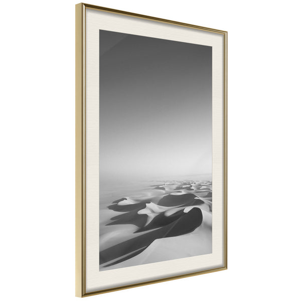 Poster - Ocean of Sand I  - goud passepartout