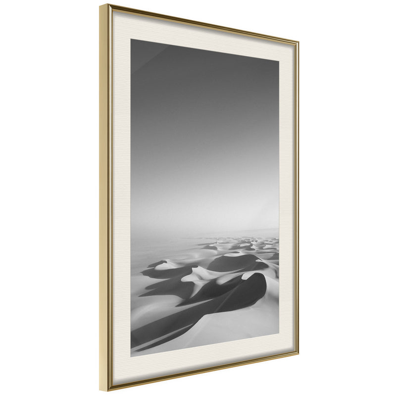 Poster - Ocean of Sand I  - goud passepartout
