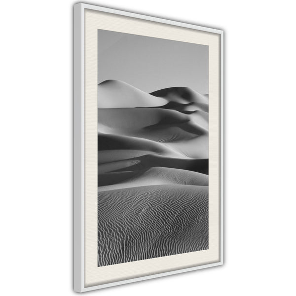 Poster - Ocean of Sand II  - wit passepartout