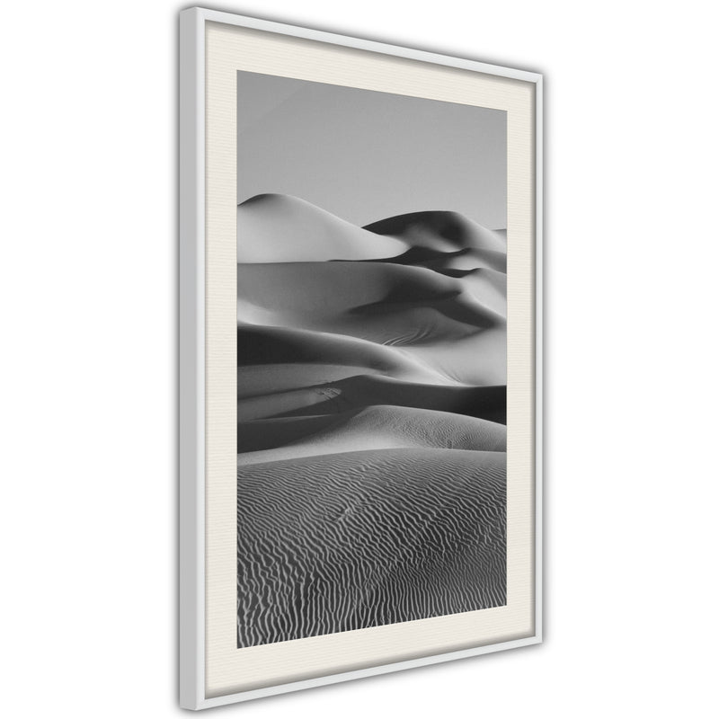Poster - Ocean of Sand II  - wit passepartout