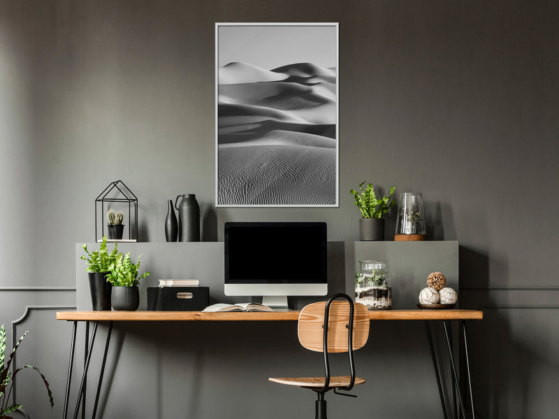 Poster - Ocean of Sand II  - wit