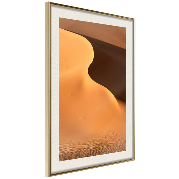 Poster - Ridge of Dune  - goud passepartout