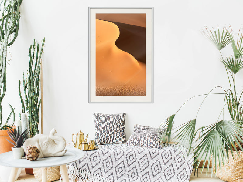 Poster - Ridge of Dune  - wit passepartout