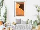 Poster - Ridge of Dune  - goud passepartout
