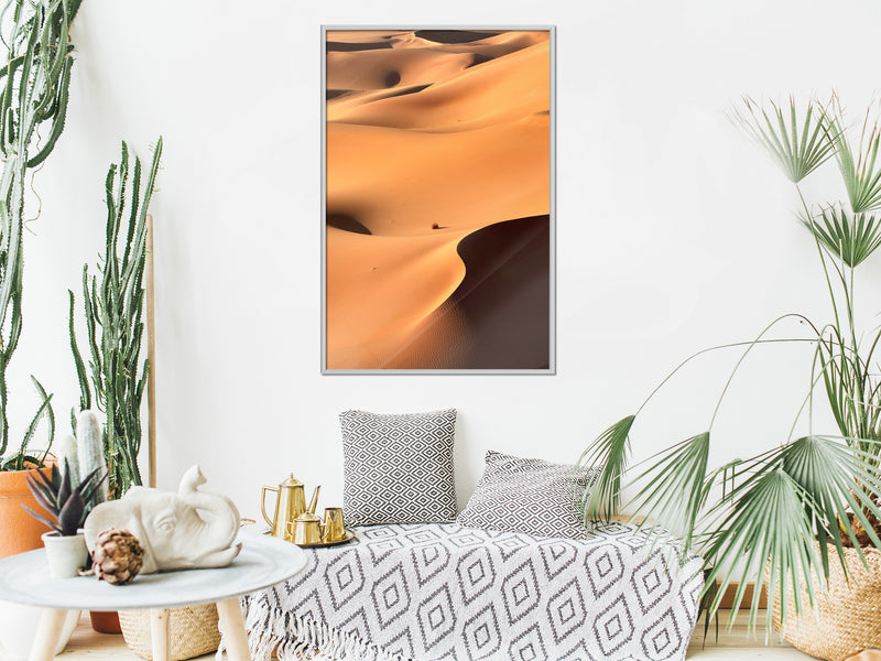 Poster - Desert Landscape  - wit