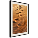 Poster - Lost Wanderer  - zwart passepartout