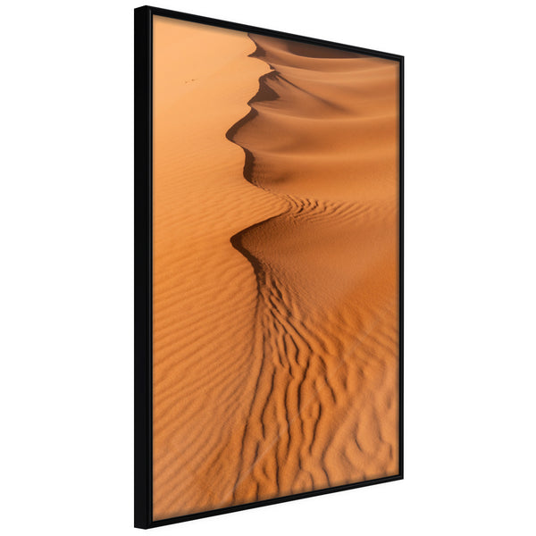 Poster - Patterns on the Sand  - zwart
