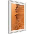 Poster - Patterns on the Sand  - wit passepartout