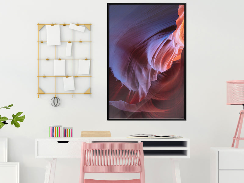 Poster - Shades of Purple I  - zwart