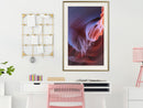 Poster - Shades of Purple I  - goud passepartout