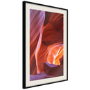 Poster - Nature is an Artist  - zwart passepartout