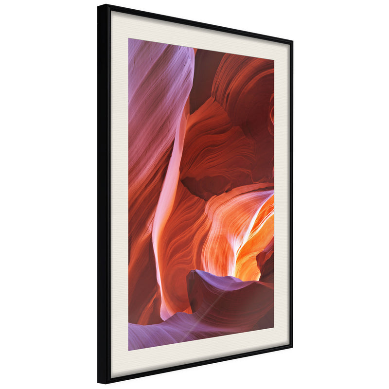 Poster - Nature is an Artist  - zwart passepartout