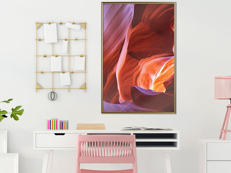 Poster - Nature is an Artist  - goud
