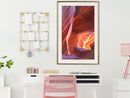 Poster - Nature is an Artist  - goud passepartout
