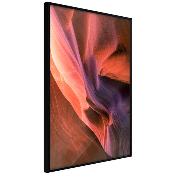Poster - Shades of Purple II  - zwart